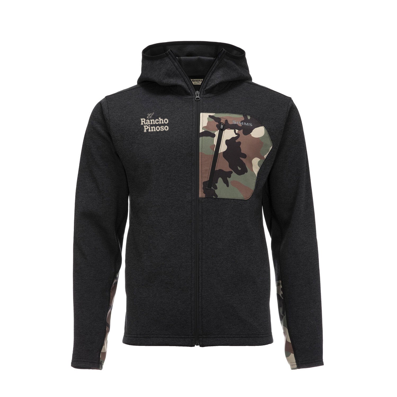 Simms CX Hoody, black heather