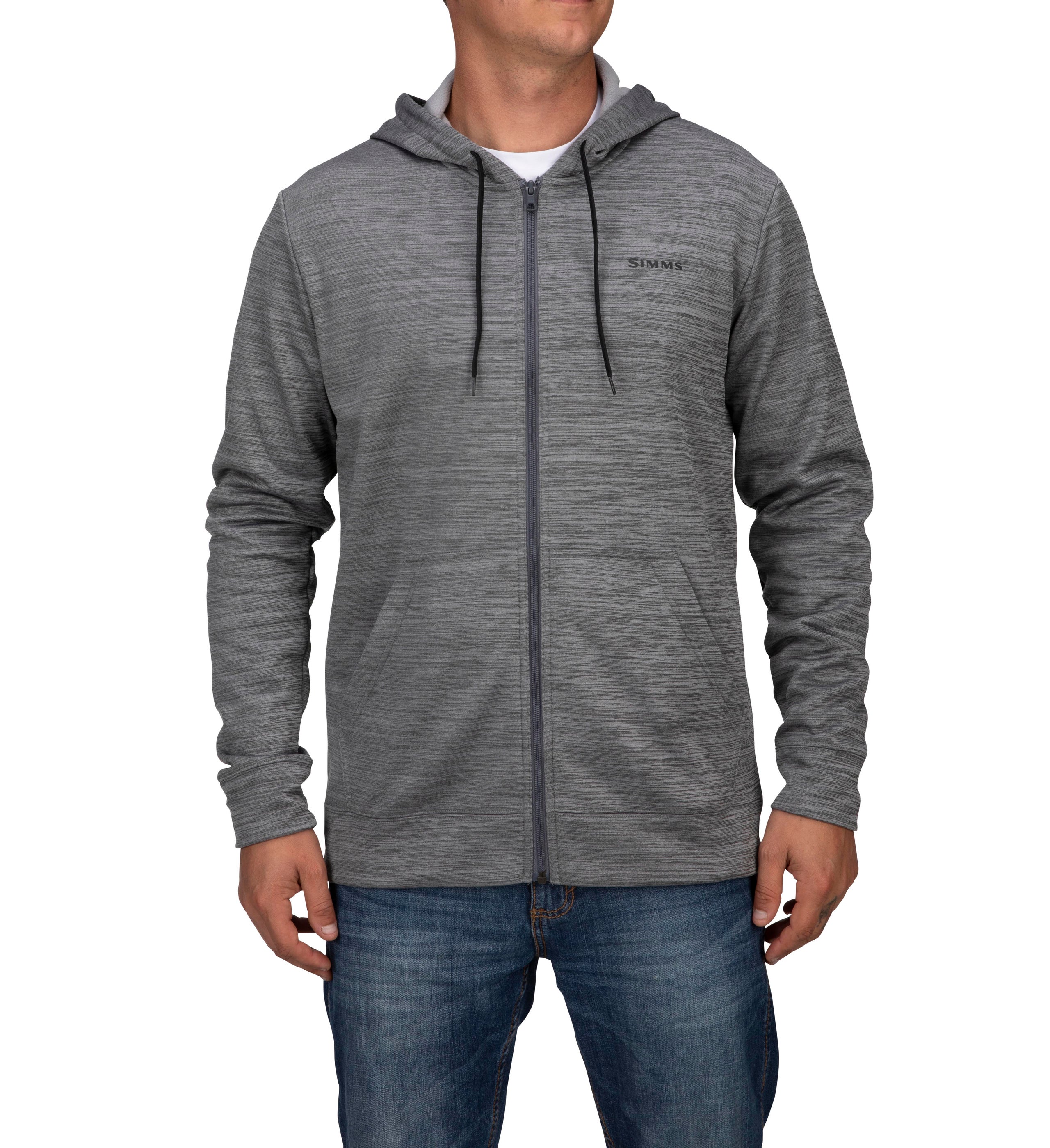 Simms Men s Challenger Hoody Steel Heather El Rancho Pinoso