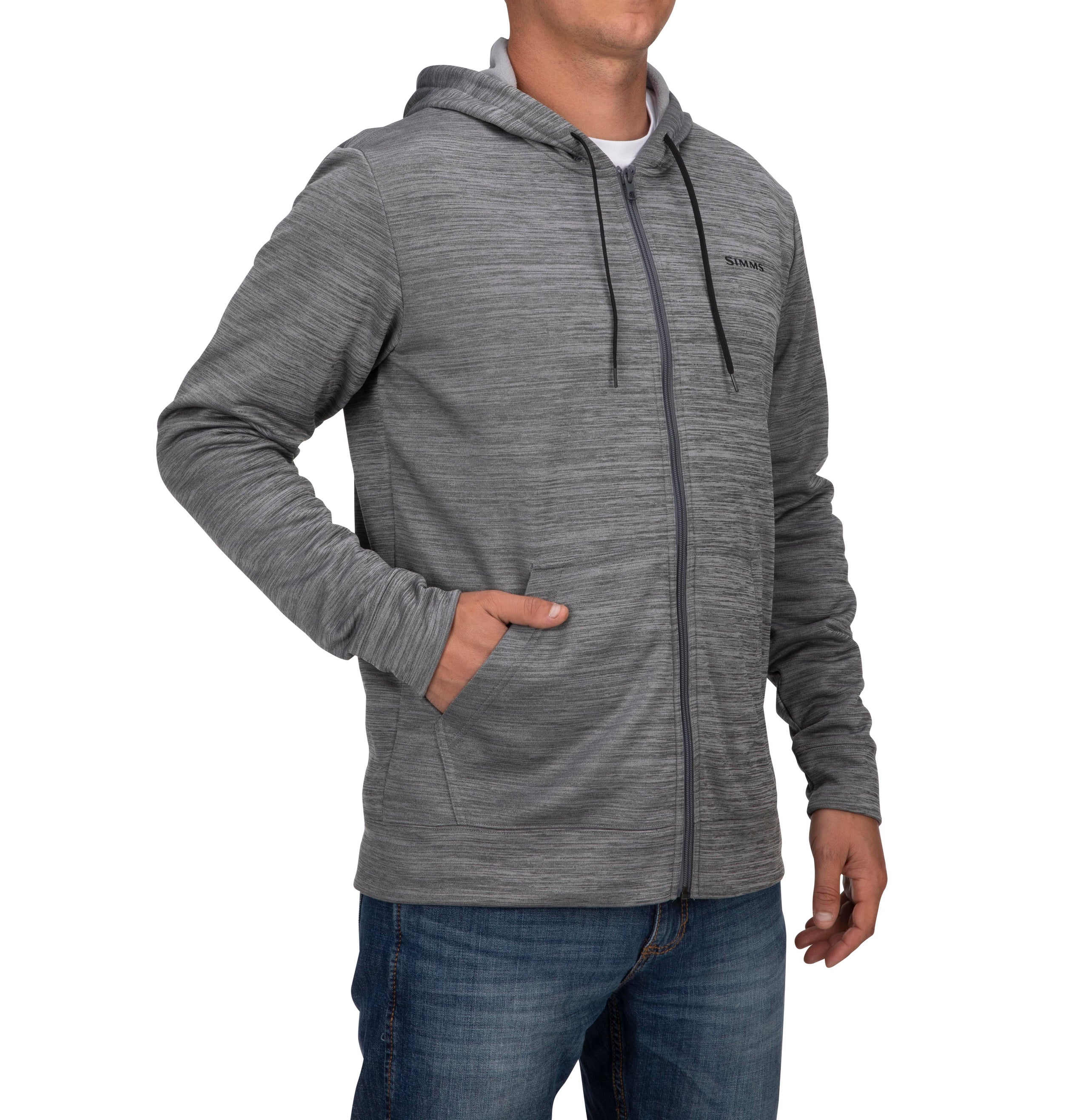 Simms Men s Challenger Hoody Steel Heather El Rancho Pinoso
